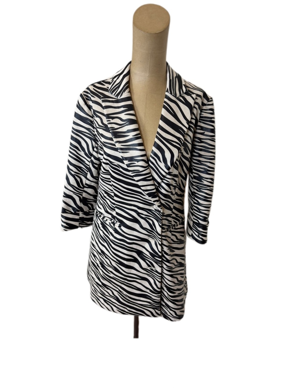 4TH + RECKLESS TAILORED COLLECTION Animal Stripes Jacket size small